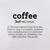 Funny Definition Coffee - 11oz - Ceramic Two-Tone Mug for Coffee/Tea - Black/White - One Size