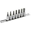 DAKCOS Hex Bit Socket Set, 7 Piece, 3/8 Inch Drive Metric, Sizes 3-10mm