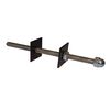 Cast Iron Radiator Stay/Bracket/Tie/Retainer/Fixing (Threaded, White)