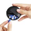 Opret Pill Case, Medicine Case, Portable Supplement, Medicine Holder, Small Items, Gum Case, Thin, Stainless Steel, Stylish, Black