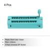 PATIKIL Universal IC Test ZIF Socket 28 Pin 2.54 mm Pitch Narrow Microcontroller Chip for Breadboard Program IC 4pcs