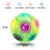 Vdealen Magic Rainbow Puzzle Ball- Fidget Ball 3D Puzzle Stress Reliever Brain Teaser Travel Toy- Birthday Party Easter Christmas Stocking Fillers Gift Toy for Kids Teens Adults- 3 Pack