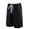 unitop Men's Lightweight Quick Dry Board Trunks Black and White 30
