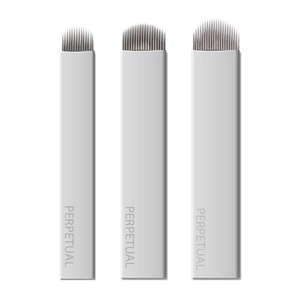 Microblading Microblades U Shaped Needles Permanent Makeup Micro Blades Manual Eyebrows (21 U Shaped)
