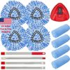 Blue Mop Replace Head, Handle, Base for OCeda EasyWring 1 Tank System ONLY