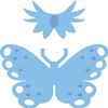 Marianne Design Butterflies Small Creatable Die, Blue