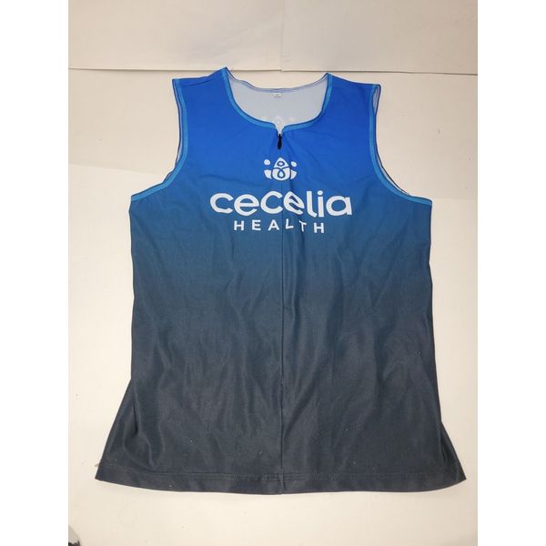 Cecilia Health Cycling Jersey Medium See Photos 1/2 zip