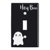 GRAPHICS & MORE Hey Boo Cute Kawaii Ghost Plastic Wall Decor Toggle Light Switch Plate Cover