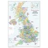 British Isles Political - Small 1:2.525m - A3 Desktop Map