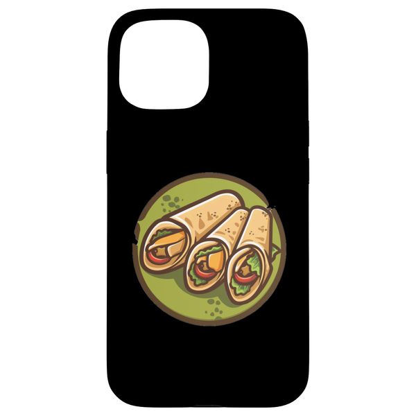 iPhone 15 Taquitos Round Logo Case