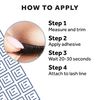 Eylure Volume Accent No. 005 Reusable Eyelashes, Adhesive Included, 1 Pair