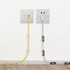 Cable Clips - 20pcs Cable Management Multipurpose Hooks Wire Holder Cable Hooks Clips Decoration Clips for Computer TV and Multi Cords Holder