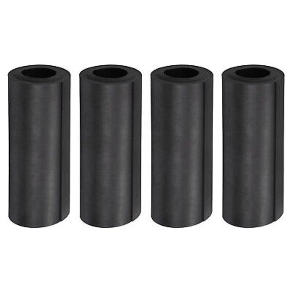 4 Pcs Magnetic Fireplace Draft Stopper Fireplace Vent Cover Blocker Black 36x4"