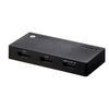 Elecom DH-SWL2CBK HDMI Switcher, Supports PS4/PS3/Switch, 2 Inputs and 1 Output, Auto / Manual Switch, No Cable Model, Black
