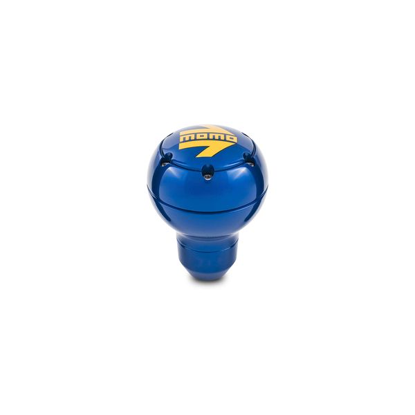 Momo SK118 ROUND METAL BLUE Shift Knob (Round Metal Blue)