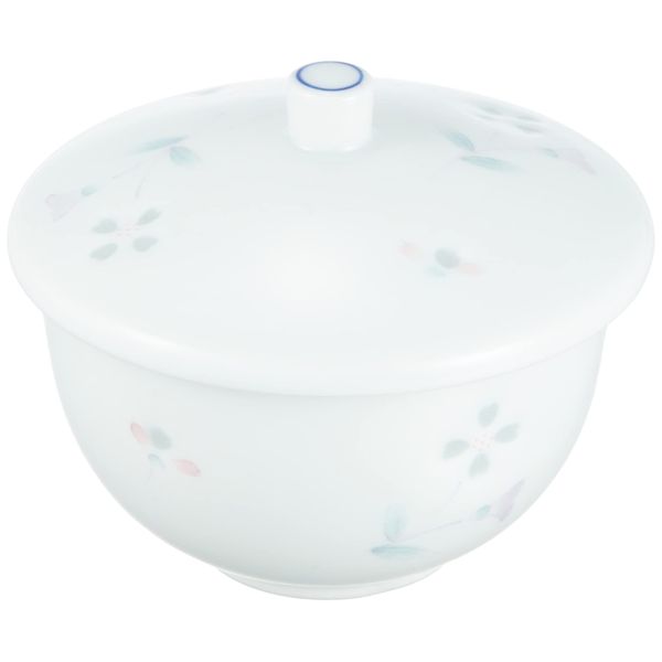Hasamiyaki 73472 Sencha with Lid, Firefly Tsuyu Grass Pattern