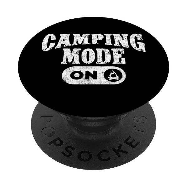Motorhome Camping Retro Camping Mode On PopSockets Adhesive PopGrip