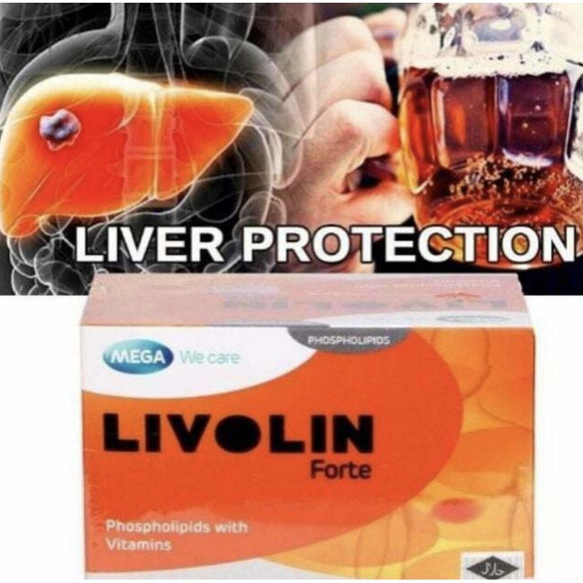 4 X Livolin Forte 50'S Liver Cleanse Detox Vitamin Supplement - Free  Shipping
