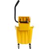 Mop Bucket with 2 Pack Mop Head Side Press Wringer 38 Quart