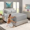 Extra Deep Pocket Fitted Sheet - Single Fitted Sheet Only - Extra Deep Pockets Double King Size Sheets (White, King)