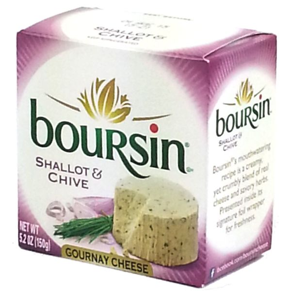 Boursin Shallot and Chive Cheese Spread, 5.2 Ounce -- 6 per case.