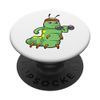 Caterpillar Bodybuilder Dumbbell Bodybuilding PopSockets Adhesive PopGrip