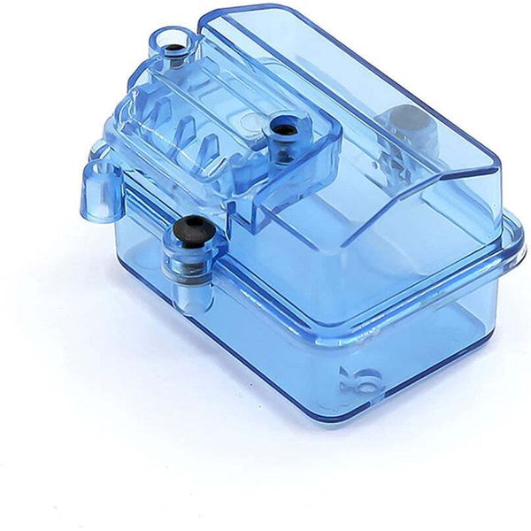 Blue Plastic Waterproof Receiver Box for 1/10 RC Car