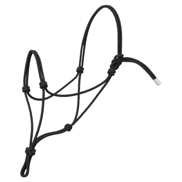 Weaver Leather Silvertip No. 95 Rope Halter, Average, Black