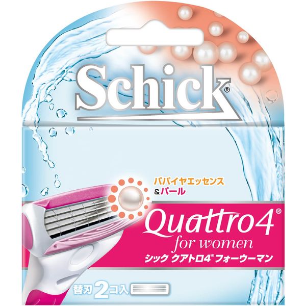 Schick Quattro 4 Woman Replacement Blades (2 Pack)
