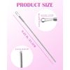 12pcs Spring Drawstring Threader,Flexible and Elastic Drawstring Threader Tool DIY Rope Threader Clip Drawstring Replacement for Hoodies Drawstring Puller for Sweatpants,Shorts,Jackets,Coat