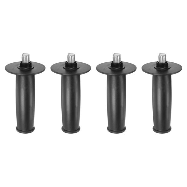 sourcing map 4pcs Rotary Tool Side Handle 14mm Thread 141mm Length Plastic Rotary Tool Handle Replacement Auxiliary Sander Handle Tool