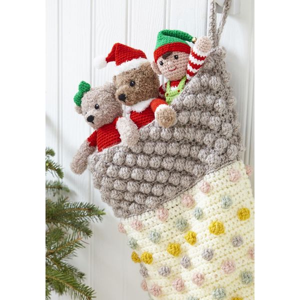 King Cole Pattern Book - Christmas Crochet Book 8