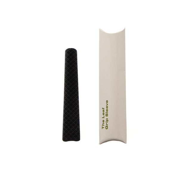 Leaf Shave | The Leaf Razor Grip Sleeve - Silicone Razor Handle Grip (Black)