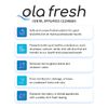 Ola Fresh Dental Appliance Cleaner - Retainer Cleaner, Denture Cleaner, and Dental Night Guard Cleaner for Professional Strength Concentrated Cleaning, Mint Flavor (~3 Month Supply)