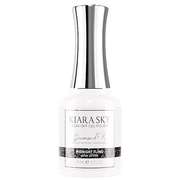 KIARA SKY Diamond FX Reflective Gel Polish 0.5 fl oz, Silver