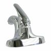 Single Handle Chrome Bathroom Vanity Sink Faucet with Brass Pop Up Solid Lever