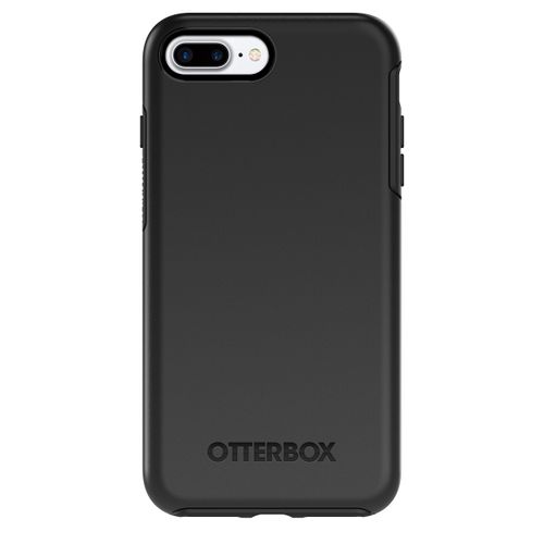OtterBox IPhone 8 PLUS & IPhone 7 PLUS (ONLY) Symmetry Series Case - BLACK, Ultra-Sleek, Wireless Charging Compatible, Raised Edges Protect Camera & Screen