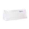 Copeflap Mesh Pencil Case, Compact, Simple, Transparent, See Through, white, Simple