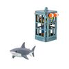 DevSeries SharkBite 2: Shark Cage Game Pack Two 2.75-Inch Action Figures with Accessories and Exclusive Virtual Item Code