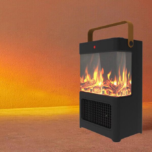 Electric Fireplace Heater for Indoor Use 1500W Space Heater Fireplace 3D LED