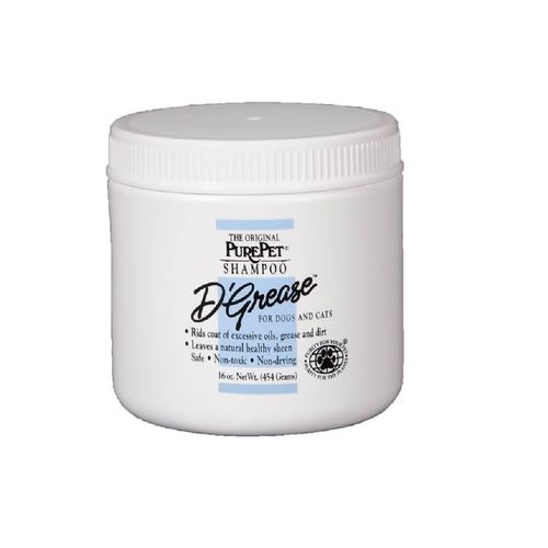 Dog Cat Puppy Kitten DeGreaser Shampoo or Paste Gentle Strong Premium Selections Available (16 oz Premium PurePet D'Grease)