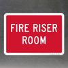 SmartSign "Fire Riser Room" Label | 7" x 10" Laminated Vinyl