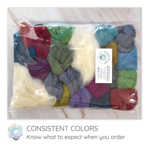 SOAP Felting KIT: Make Your Own Felted Soap. Kit Includes Wool & Written Instructions. Creative Kids Craft, Gift Idea, Bathroom Décor, Natural Exfoliant.