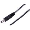 Lead 2.5MM DC Plug to Bare END 2M, Barrel Power Leads Qty X 1