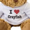 Big Red Egg I LOVE CRAYFISH - Teddy Bear - Cute Soft Cuddly Adorable - Gift Present