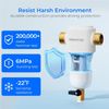 Waterdrop Spin Down Sediment Filter,Flushable Pre-Filter System,50 Micron