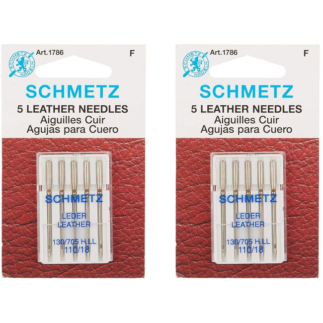 Schmetz Leather Machine Needle Size 18/110 (2 Pack)