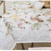 Printed Fabric Tablecloth, 52"x70" Oblong(4-6 ppl) FALL EAVES,ABSTRACT AUTUMN,BM