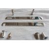 Taylors Beds Silver Divan Bed Link Bars With Screws And Inserts (1 Pair)
