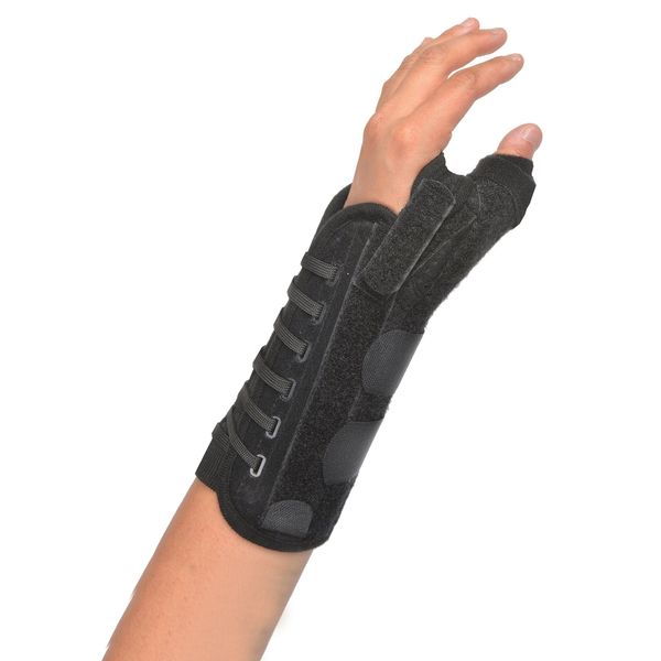 Hely Weber Adjustable Lacing Pulls Thumb Brace with Wrist Support Thumb / Wrist